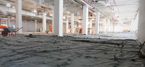 Thanks to Powerscreed rapid, the screed replacement work at the FitX studio in Berlin met all the top performance criteria specified.