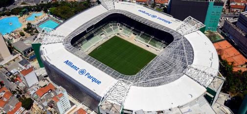 Winning performance in the Palmeiras stadium 