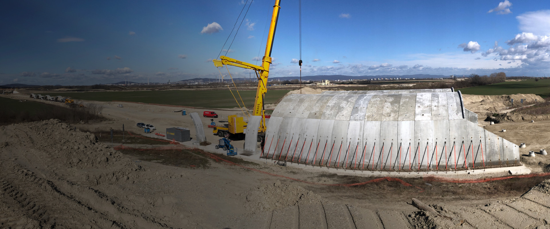 Výstavba mostov v Bratislave D4R7